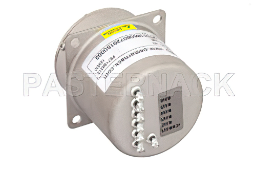 SP6T 電気機械式リレーラッチングスイッチ、終端、DC 〜 22 GHz、20 W、12 V、セルフカットオフ、ダイオード、SMA