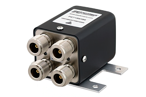 トランスファ電気機械式リレーフェールセーフスイッチ、DC 〜 12 GHz、最大 430 W、28 V、TTL ロジック、N