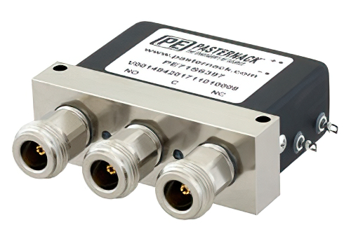 SPDT 電気機械式リレーフェールセーフスイッチ、DC 〜 12 GHz、最大 600 W、28 V、N