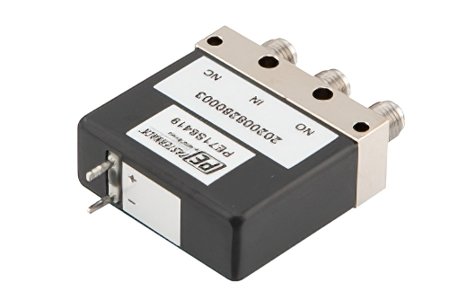 SPDT Electromechanical Relay Failsafe Switch, DC to 26.5 GHz, 90W, 28V, SMA