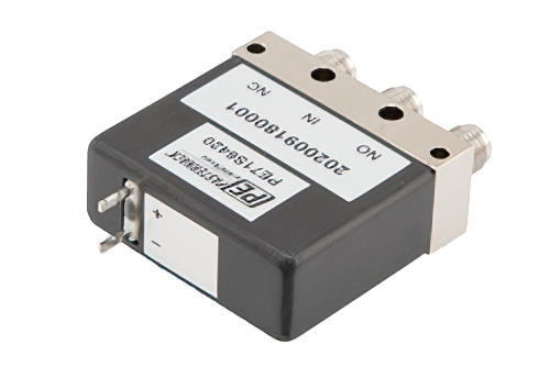 SPDT Electromechanical Relay Failsafe Switch, DC to 26.5 GHz, 90W, 12V, SMA