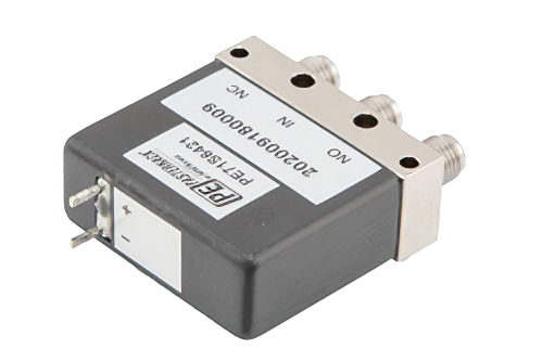 SPDT Electromechanical Relay Failsafe Switch, DC to 26.5 GHz, 90W, 28V, SMA
