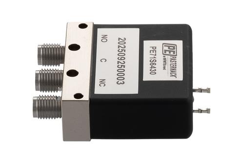 SPDT Electromechanical Relay Failsafe Switch, DC to 26.5 GHz, 90W, 24V, SMA