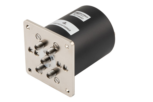 SP4T メカニカルリレー ラッチング スイッチ, セルフカットオフ, DC ～ 40 GHz, 10W, 2M ライフサイクル, 28V, インジケータ, TTL, 抑制ダイオード, 2.92mm
