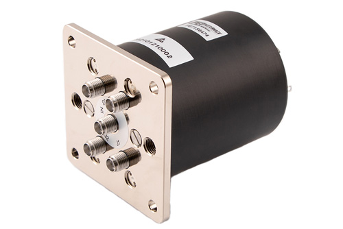 SP4T メカニカルリレー ラッチング スイッチ, セルフカットオフ, 終端, DC ～ 26.5 GHz, 90W, 5M ライフサイクル, 28V, インジケータ, TTL, 抑制ダイオード, SMA