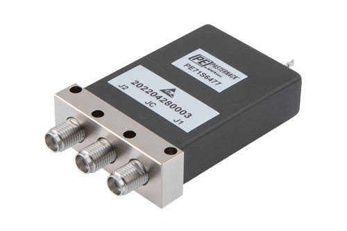 SPDT メカニカルリレー ラッチング スイッチ, DC ～ 26.5 GHz, 20W, 12V, セルフカットオフ, SMA