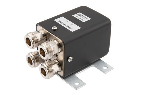 トランスファ メカニカルリレー フェールセーフ スイッチ, DC ～ 12.4 GHz, 160W, 28V, N