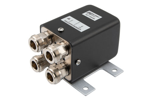 トランスファ メカニカルリレー ラッチング スイッチ, DC ～ 12.4 GHz, 160W, 28V, インジケータ, TTL, N