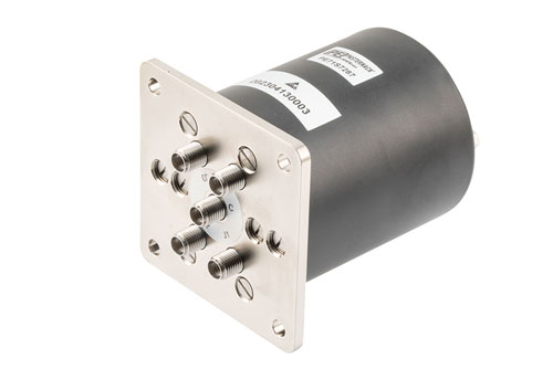 SP4T, Latching with Self Cut-Off, DC t0 43 GHz, 28VDC, 5W, Reset, Indicators, TTL, ダイオードs, 2.92mm, D-Sub