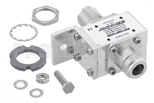 N型 F/F 入/出力 バルクヘッド 同軸 RF サージプロテクタ、125MHz - 1GHz、DC ブロック、200W、IP非該当、250uJ、50kA、ブロックキャップ、気体管