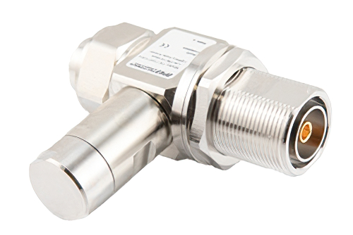 Quarter Wave Stub RF Surge Protector, Type 7/16 DIN M/F, Low PIM, 800 - 2,250MHz