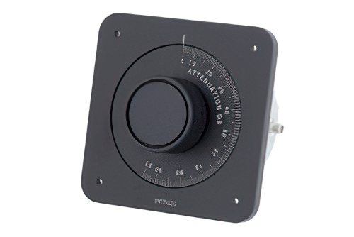 5 〜 95 dB Dial 連続可変減衰器、SMA メス 〜 SMA メス 最大 5 W 、最大 4 GHz