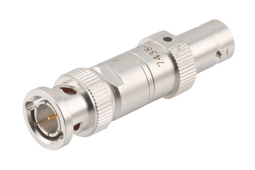 10dB 75 Ω 固定減衰器 BNC オス ～ BNC メス 4GHz 定格 2 W