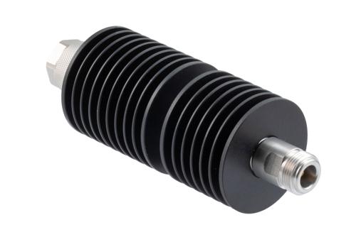 20dB RF 固定減衰器 50W, DC ～ 18GHz, N-型 オス ～ N-型 メス