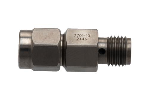 10 dB 固定減衰器, 極低温, SMA オス ～ SMA メス パシベート ステンレス鋼本体, 定格 2 W, DC ～ 18 GHz