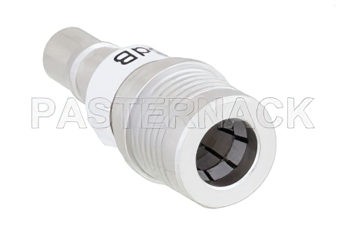 6 dB 固定減衰器、QMA オス 〜 QMA メス、真鍮トリメタル、1 W、最大 6 GHz