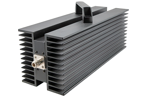 3 dB Fixed Attenuator, N Male to N Female Directional Black Anodized Aluminum Heatsink Body Rated to 500 Watts Up to 3 GHz