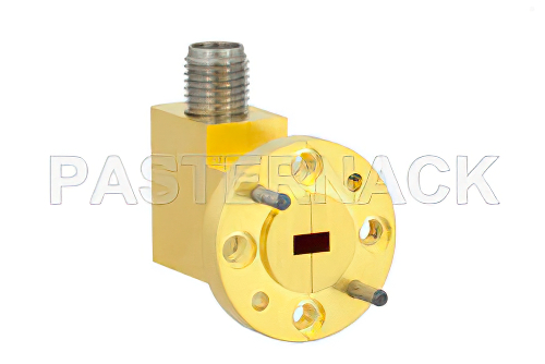 ゼロバイアス V バンド 導波管 ディテクタ、WR-15、ネガティブビデオ出力、50 GHz 〜 75 GHz、UG-385/U 円形フランジ