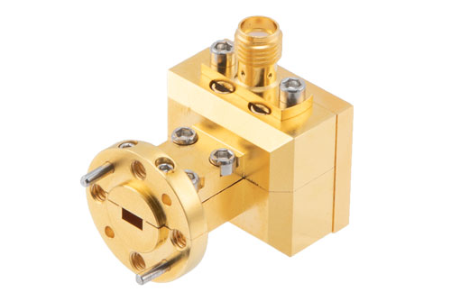 WR-15 導波管 パワーディテクタ, V バンド,  50 GHz ～ 75 GHz, ポジディブ 出力電圧, UG-385/U フランジ