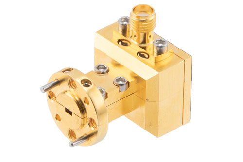 WR-10 導波管 低ノイズアンプ, W バンド,  75 GHz ～ 110 GHz, ポジディブ 出力電圧, UG-387/U-M フランジ