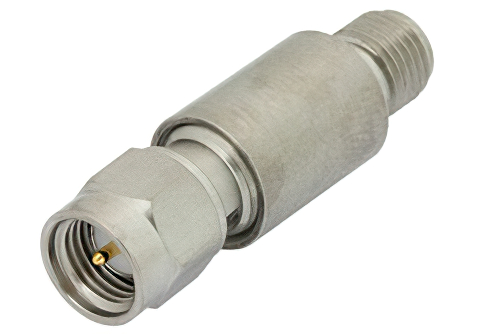 50 Ω D.C.ブロック SMAプラグからSMAジャック; 10 MHz - 18 GHz