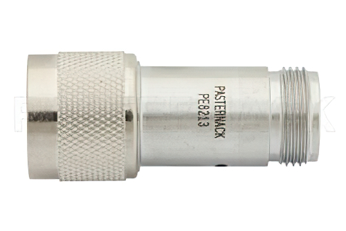 50 Ω D.C.ブロック NプラグからNジャック; 10 MHz - 18 GHz