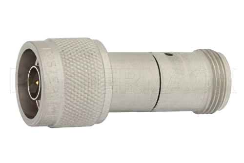 75 Ω D.C.ブロック 75 Ω Nプラグ TO 75 Ω Nジャック; 100 MHz - 4 GHz