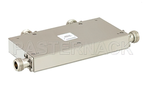 デュアルジャンクションサーキュレータ、36 dB アイソレーション、1 GHz 〜 2 GHz、10 W、N メス