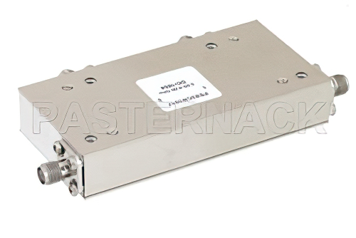 デュアルジャンクションサーキュレータ、40 dB アイソレーション、2 GHz 〜 4 GHz、10 W、SMA メス