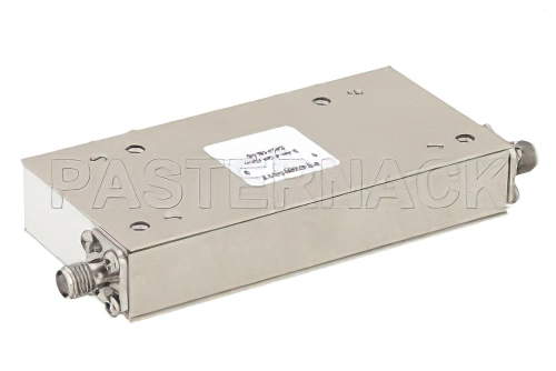 デュアルジャンクションアイソレータ、40 dB アイソレーション、2 GHz 〜 4 GHz、10 W、SMA メス
