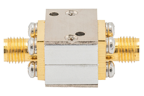 Isolator with 20 dB Isolation from 12 GHz to 18 GHz, 10 Watts and SMA Female