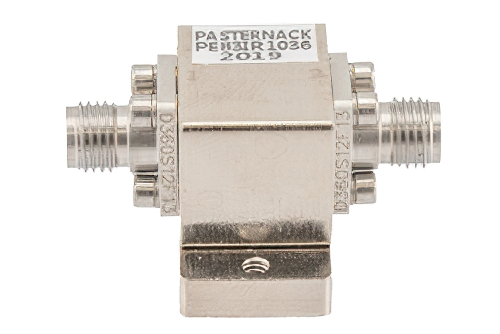 Isolator with 12 dB Isolation from 26.5 GHz to 40 GHz, 10 Watts and 2.92mm Female