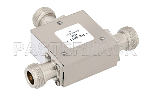 サーキュレータ、18 dB アイソレーション、2 GHz 〜 4 GHz、10 W、N メス