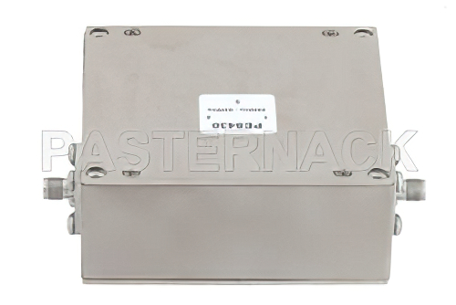 ハイパワーサーキュレータ、20 dB アイソレーション、450 MHz 〜 520 MHz、150 W、SMA メス