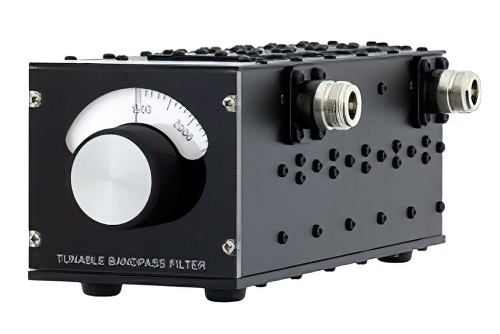 5 セクションチューナブルバンドパスフィルタ、N メス コネクタ、動作範囲 1.5 GHz 〜 3 GHz、5% 帯域幅