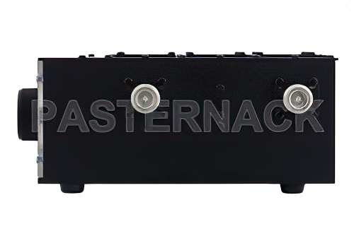 3 セクション チューナブル バンドリジェクト フィルタ、N メス コネクタ、動作範囲 100 MHz 〜 200 MHz、1% 帯域幅