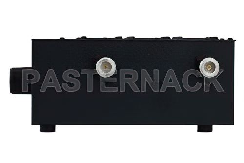 3 セクション チューナブル バンドリジェクト フィルタ、N メス コネクタ、動作範囲 200 MHz 〜 400 MHz、1% 帯域幅