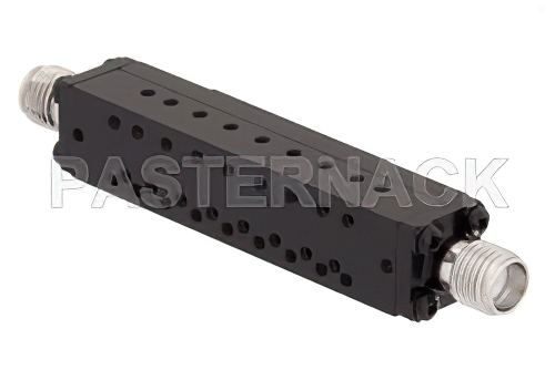 9 セクションバンドパスフィルタ、2.92mm メス コネクタ、動作範囲 27.5 GHz 〜 31 GHz、3.5 GHz 通過帯域