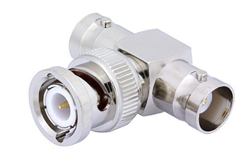 BNC 「T字」アダプタ、メス-オス-メス