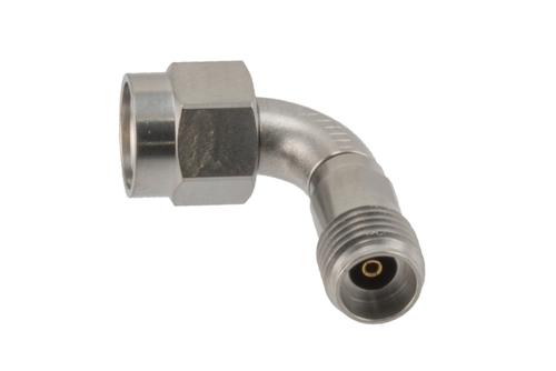 2.92mm オス 〜 2.92mm メス 曲げ直角アダプタ、最大 40 GHz