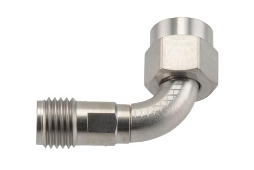 2.92mm オス 〜 2.92mm メス 曲げ直角アダプタ、最大 40 GHz