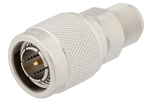 75 Ω TNC オス 〜 75 Ω F メス アダプタ