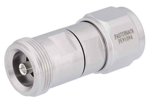 低PIM 4.1/9.5 Mini DIN メス 〜 N オス アダプタ