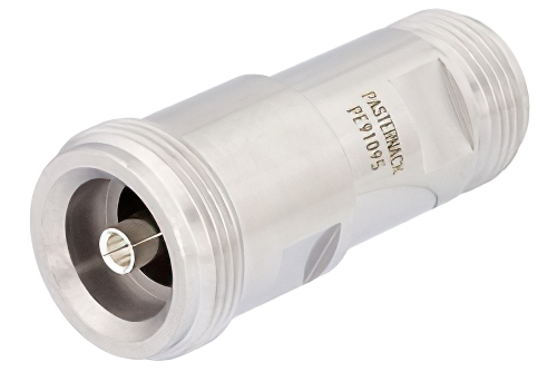 低PIM 4.1/9.5 Mini DIN メス 〜 N メス アダプタ