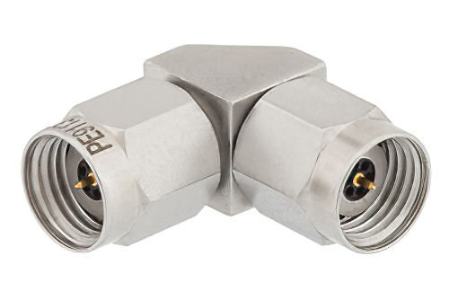 2.4mm オス 〜 2.4mm オス 直角アダプタ