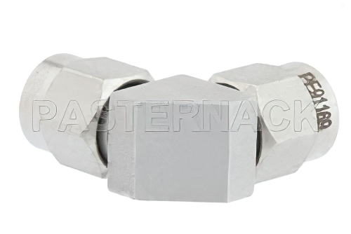 3.5mm オス 〜 3.5mm オス 直角アダプタ