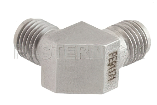 3.5mm メス 〜 3.5mm メス 直角アダプタ