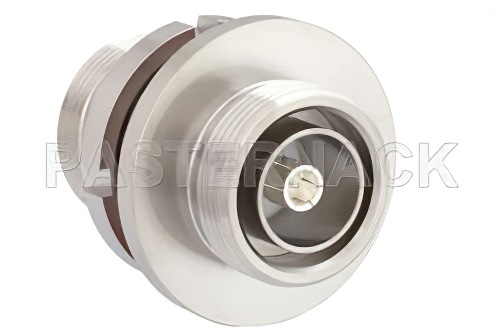 バルクヘッドマウント 7/16 DIN メス 〜 7/16 DIN メス アダプタ、IP67嵌合時