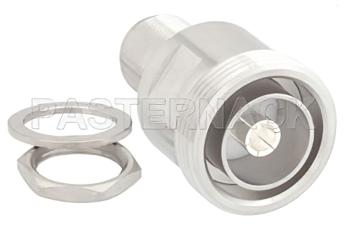 7/16 DIN メス 〜 N メス バルクヘッドマウントアダプタ、IP67嵌合時