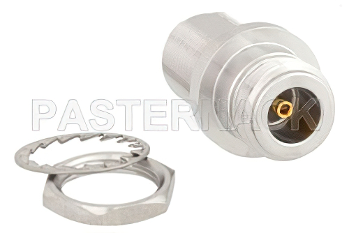 バルクヘッドマウント N メス 〜 N メス アダプタ、IP67非嵌合時含む